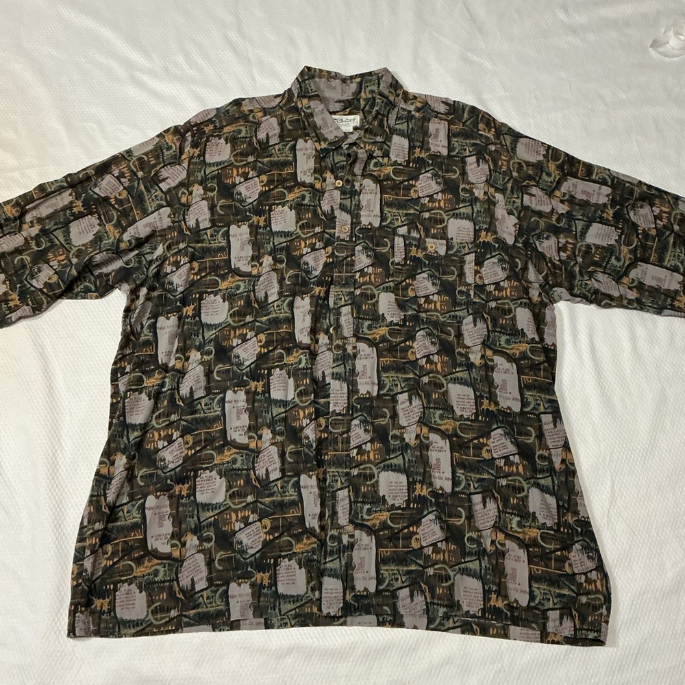 Men's Casual Button Down Shirt - Multicolor